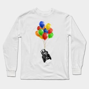 Eric the Actor Flying with Balloons Long Sleeve T-Shirt